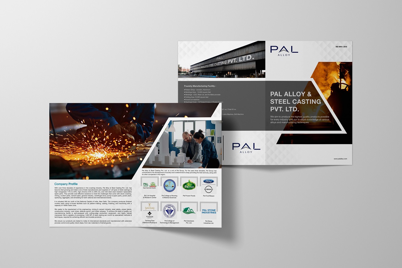 Brochure Designing Services - PAL Alloy