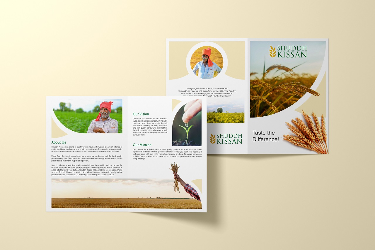 Brochure Designing Services - Shuddh Kissan